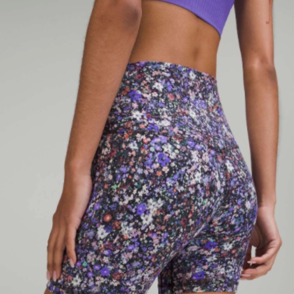 Lululemon Align High-Rise Short 6" Flower Burst Multi Size 4 - Picture 3 of 8